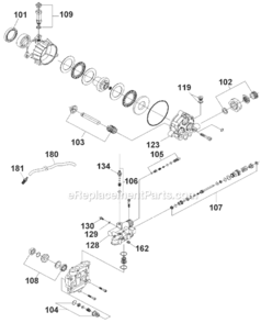 Page A Diagram and Parts List for BDP2600  Black and Decker Pressure Washer